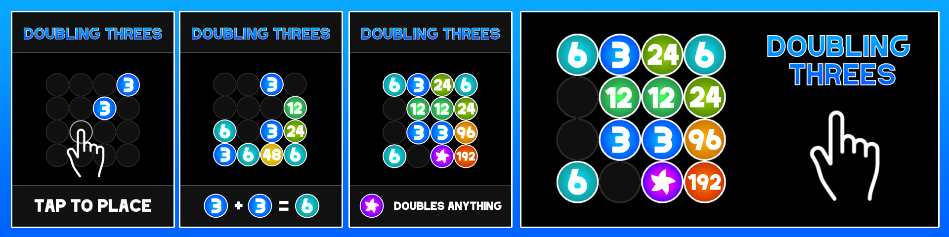 Doubling Threes Slide